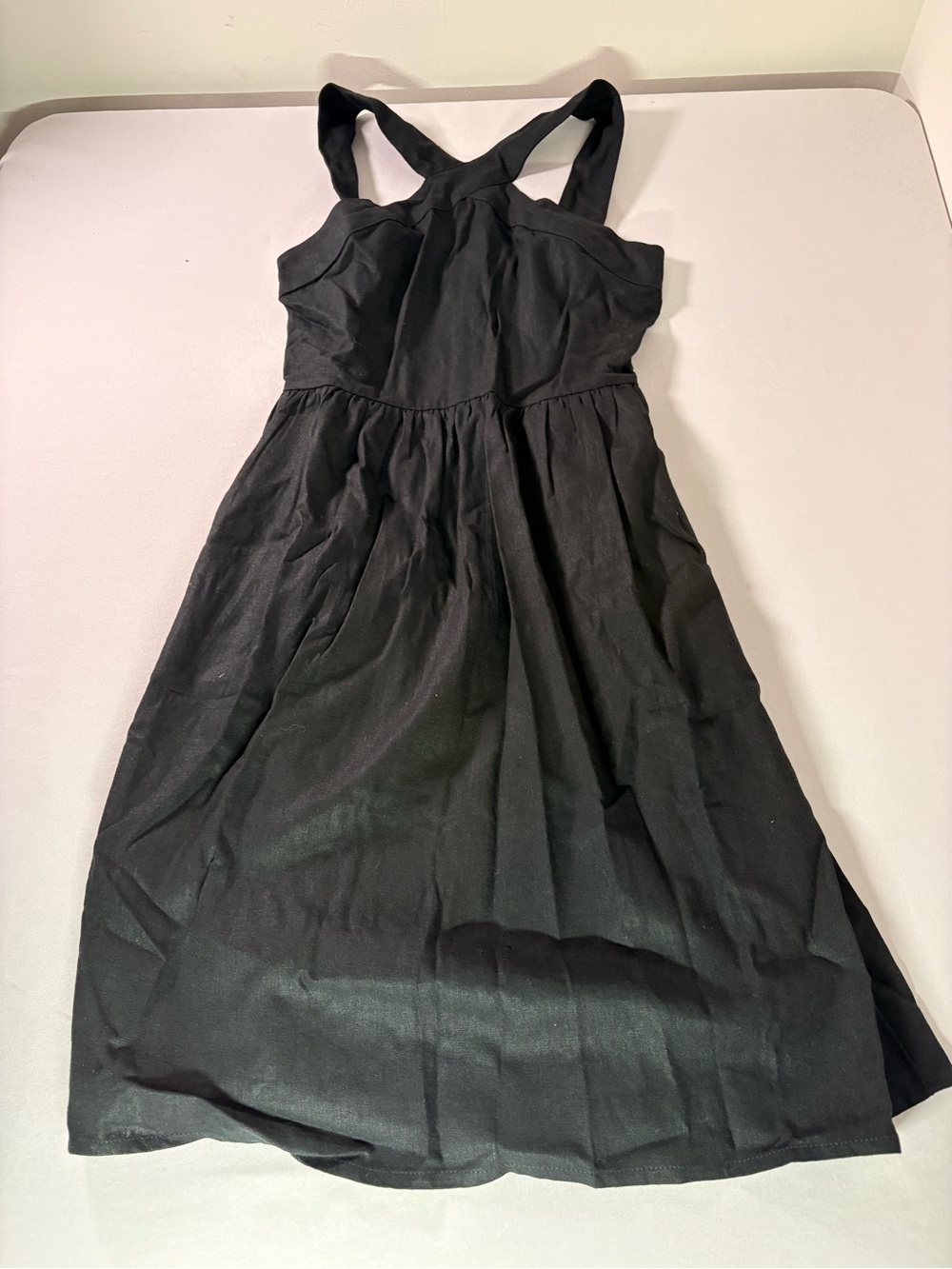 a new day Black Backless Sundress